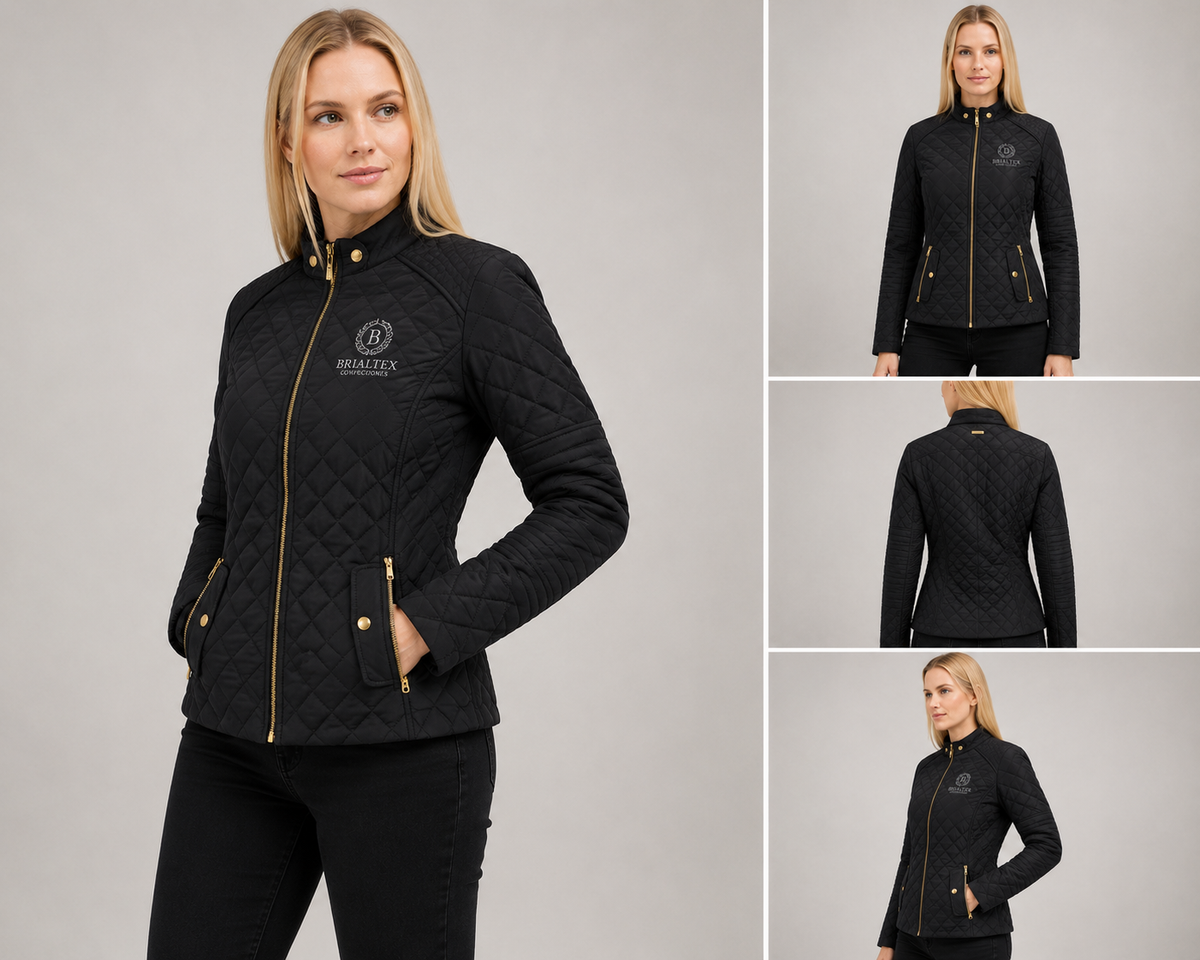 Chaqueta Acolchada Femenina Corporativa REF102 | Dotación Empresarial