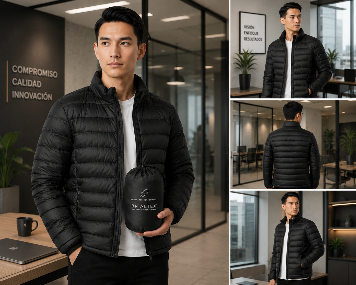 Chaqueta Acolchada Masculina + Tula  REF109 | Dotación Empresarial